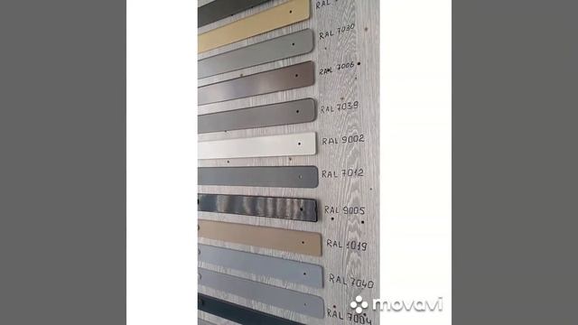 Стильна кухня. Стикові та торцові планки в декорах RAL в