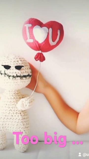 здесь он не ного большой). куклы для эмоций Ozon Wichemotion #эмоции #мем #fun #crochet #прикол