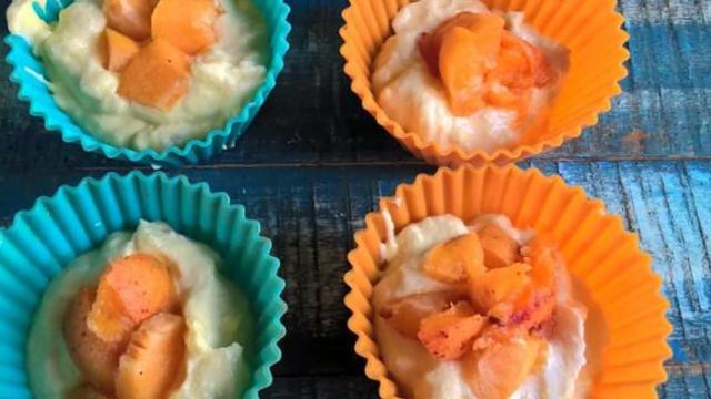 Сырники с абрикосами в микроволновке