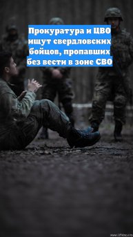 Прокуратура и ЦВО ищут свердловских бойцов, пропавших без вести в зоне СВО