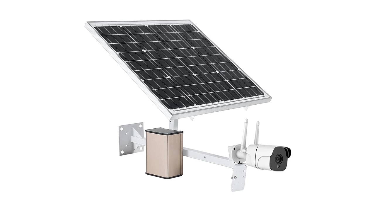 Комплект 3G/4G камеры видеонаблюдения на солнечных батареях Link Solar NC210G-60W-40AH