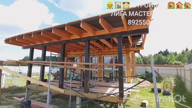 ПРИСТРОЙКА ОТКРЫТОЙ ТЕРРАСЫ К ДОМУ 🏡 КАРКАСНАЯ ТЕРРАСА ПОД КЛЮЧ 👷🛠️🏠
