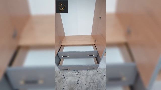 Канзас-Сити 2.5. универсальная шкаф 6Д Ш1800 х В2280 х Г530 сер
