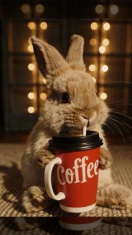 Кролик пиот кофе