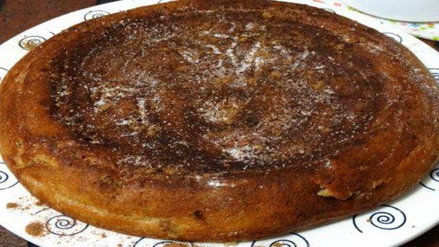 Пирог с фруктовым пюре