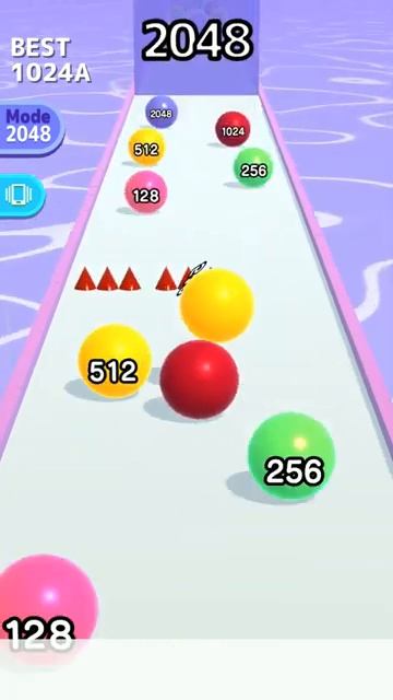 Satisfying Mobile Games 2023 - Ball Run 2048 All Levels Gameplay Walkthrough Android ios max (2)