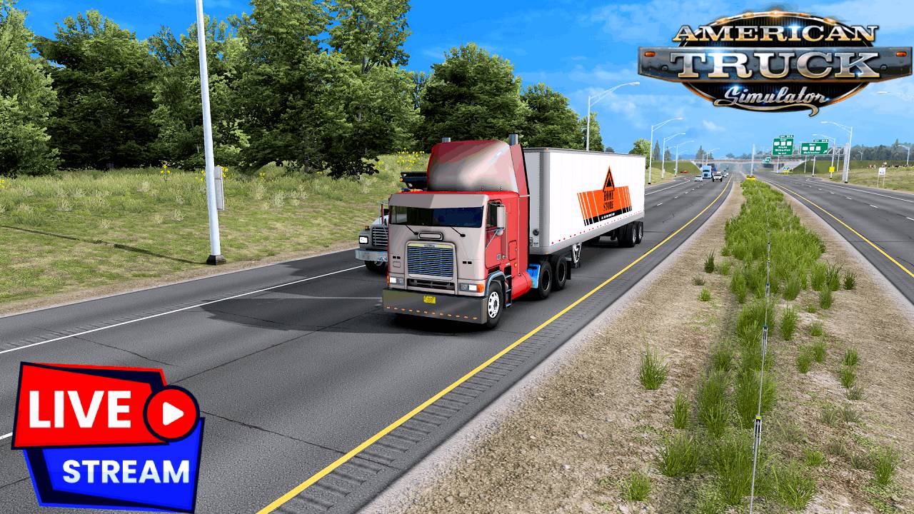🔴Новичок в American Truck Simulator, исследую новые территории !!!
