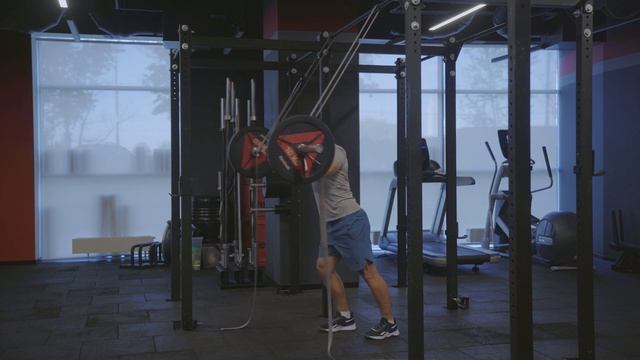 Диагональный жим штанги стоя/ Diagonal Shoulder Press
