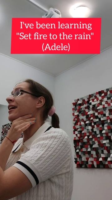 2-я репетиция "Set fire to the rain" (Adele кавер). Вокальный приём в помощь