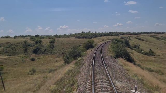 Ведем Товарный Поезд Под ТЭ33АС От Апостолого на Николаев Восточный Парк
