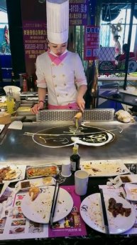 kmZPgcOECYA - Lifestyle Beautiful Train Teppanyaki street food,restaurant,BBQ,Pub street#Short#Short