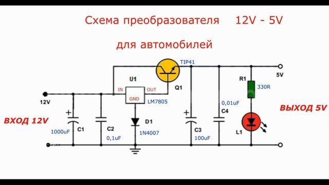 Преобразователь для автомобиля