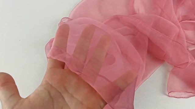 Шарф газовый из 100% шелка вуаль