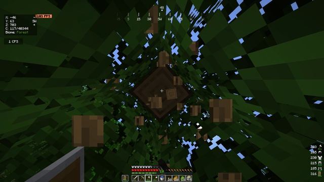 Sneaky #58 Minecraft Срубили дуб и получили яблок