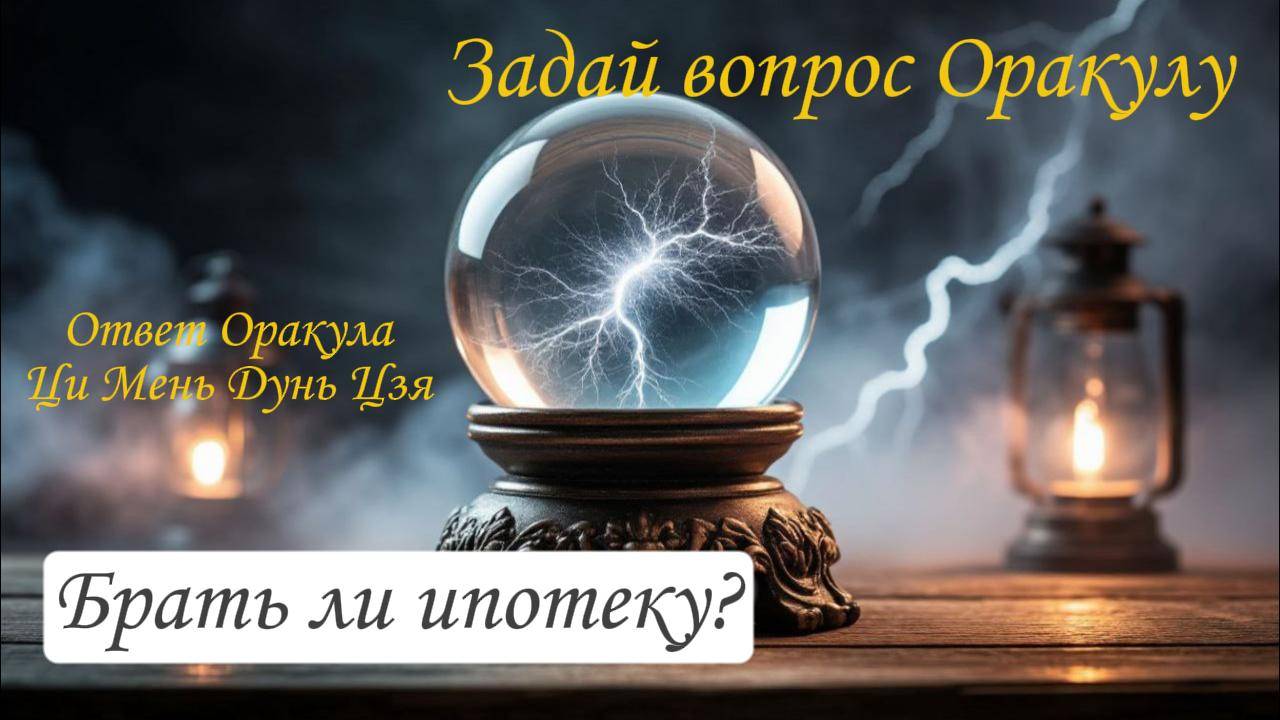 Ответ Оракула Ци Мень Дунь Цзя "Брать ли ипотеку"