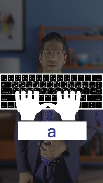 First Session | Practice touch typing on the main row in keyboard in English (1) #shorts #short