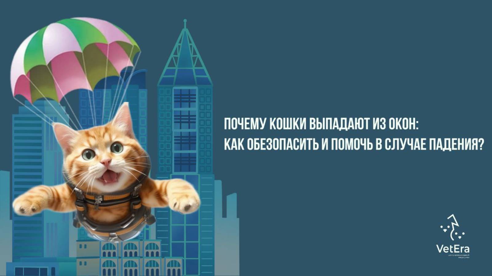 Почему кошки выпадают из окон и как их спасти