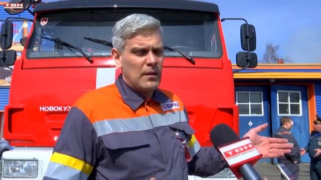 Спецтехника КАМАЗ — в подарок пожарным