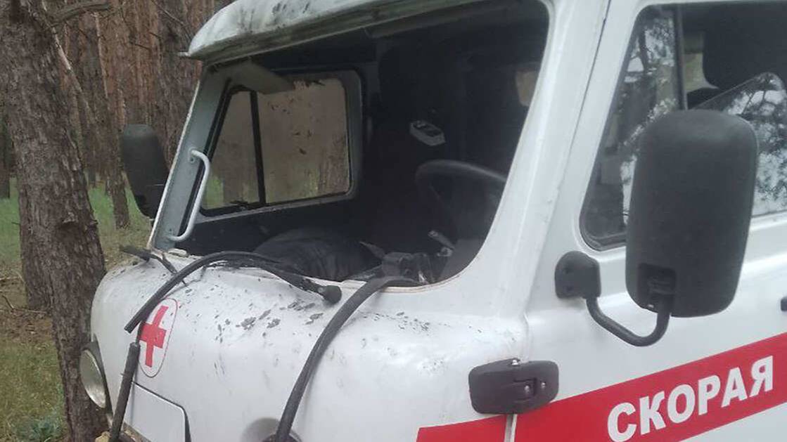 Один человек погиб при атаке ВСУ на машину скорой помощи в Харьковской области