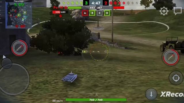 Бой на немецком танке Т-25
