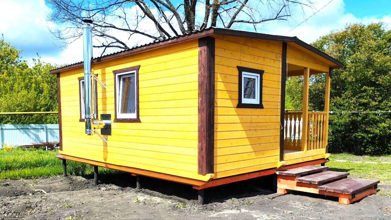 Обзор дачного дома-бани