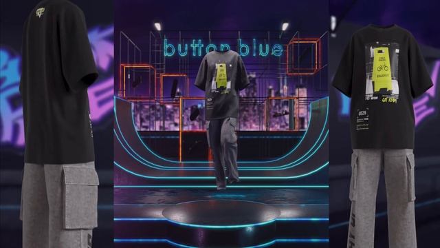 Иммерсивное Fashion-дефиле детской одежды Button Blue