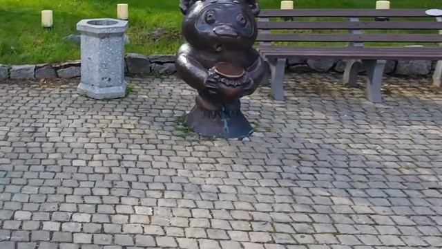 Герои мультфильмов в парке Динамо