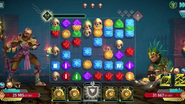 Puzzle Quest 3 - Dok vs Vee Witch