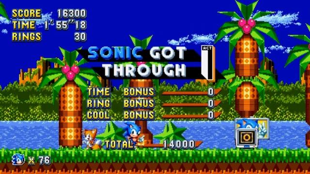 Sonic Mania Прохождение мода Palmtree Panic Zone + Palmtree Panic Boss
