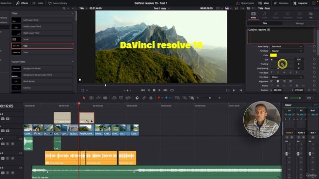 Davinci resolve - 3.11 - Text Animation (Обучение)