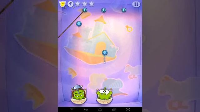 Прохождение Cut the Rope часть 1 ( Три звезды ) :D
