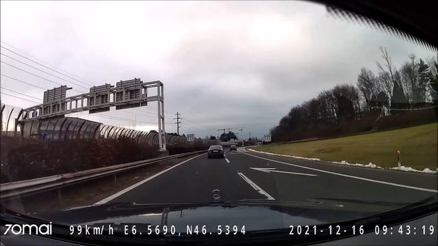 SWISS DASHCAM / ВИДЕО РЕГИСТРАТОР ИЗ ШВЕЙЦАРИИ No 24 2022