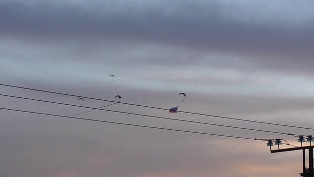 Вылет мотодельтопланеристов