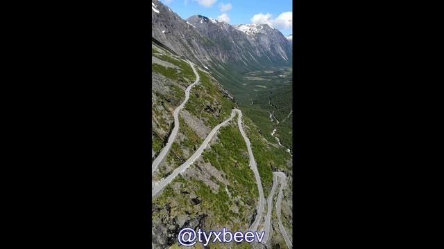Норвегия Лестница Троллей Trollstigen