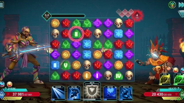 Puzzle Quest 3 - Dok vs Alyana