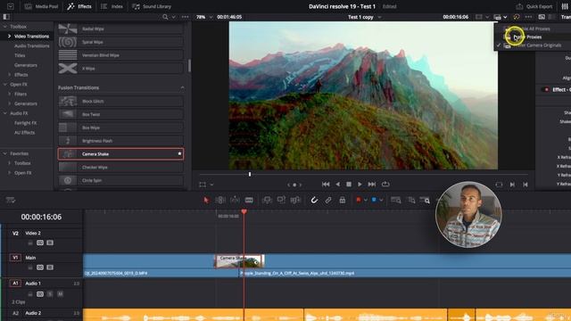Davinci resolve - 3.10 - Video Transitions (Обучение)