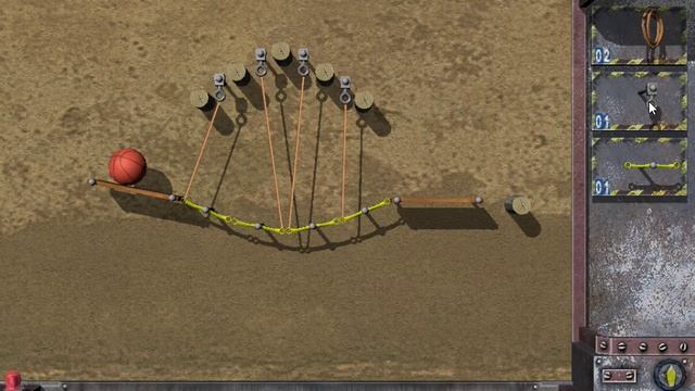 Crazy Machines - Level 96 ''The wobby bridge'' 🏀