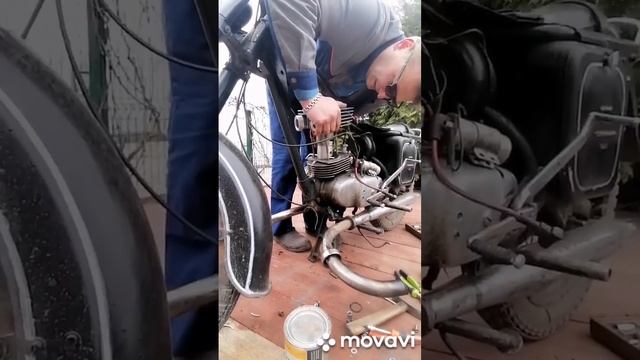 Замена поршневой группы на мотоцикле Ковровец К-175 (Во?