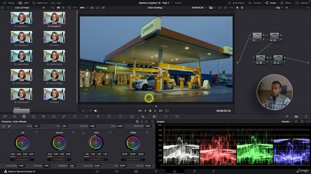 Davinci resolve - 4.19 - Apple Log Colorgrading (Обучение)