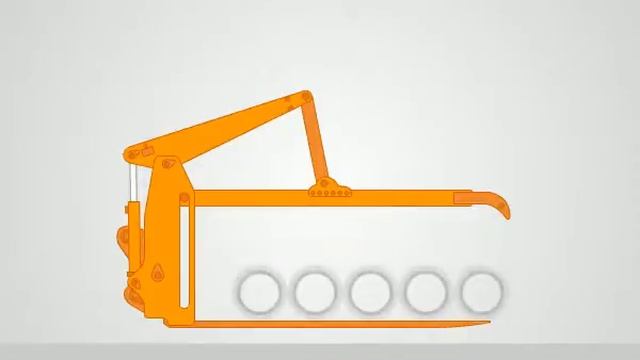 Трубозахват для фронтального погрузчика