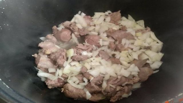 Пшенная каша с утиным мясом в мультиварке