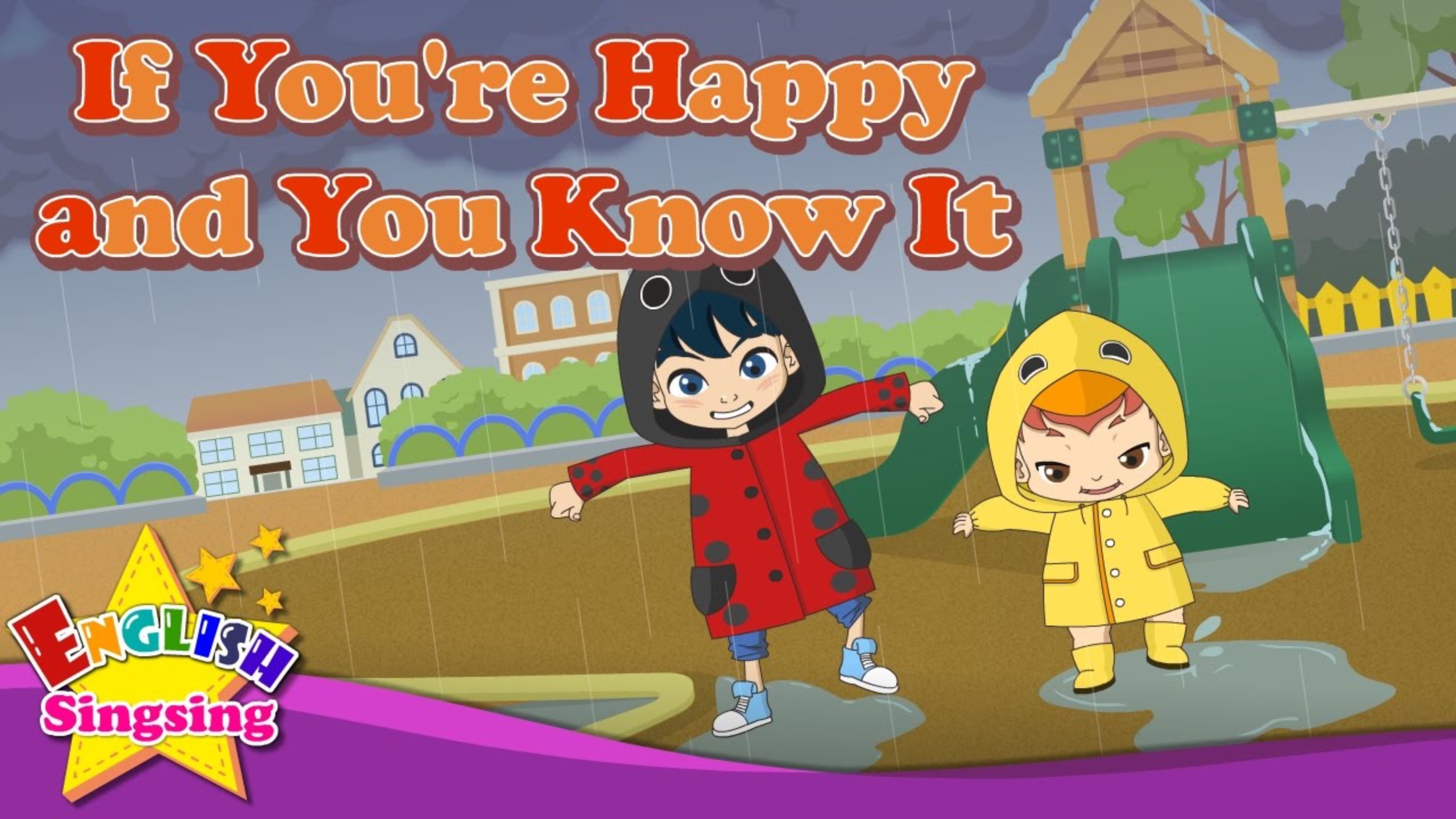 АНГЛИЙСКИЙ ЯЗЫК ДЛЯ ДЕТЕЙ | If You're Happy and You Know It - Nursery Rhymes - Animation Kids song