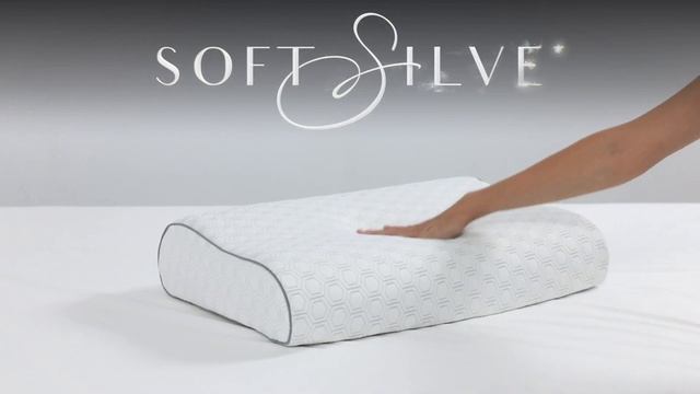 Антибактериальная анатомическая подушка SOFT SILVER