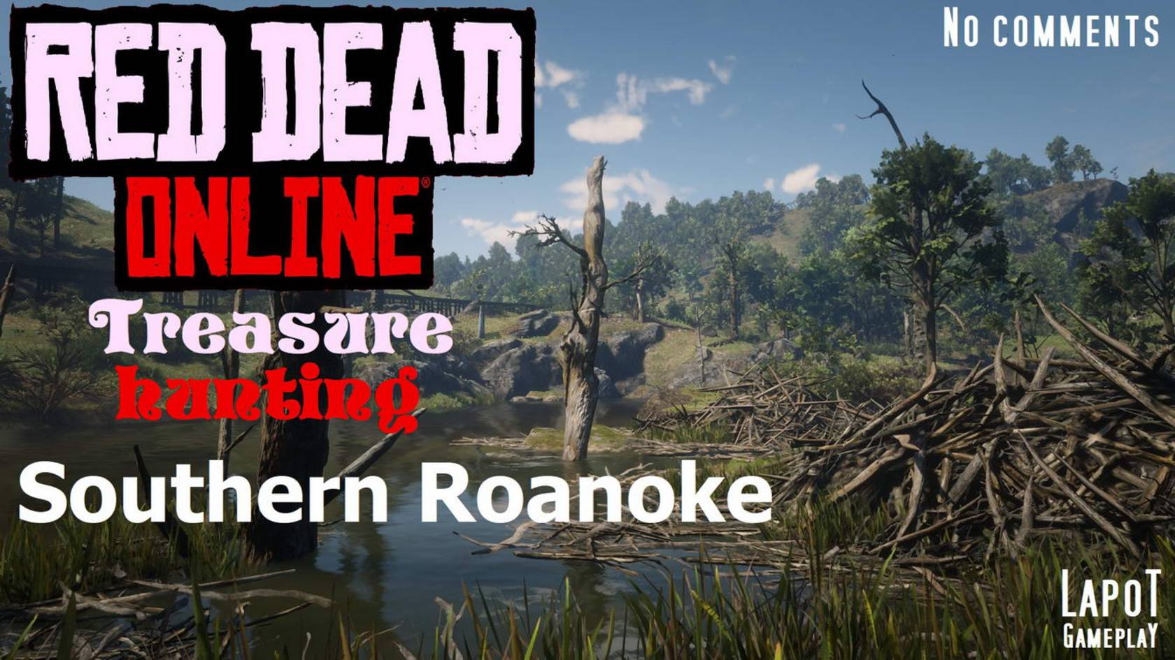 Red Dead Online. Treasure hunting. Southern Roanoke / Карта сокровищ Южный Роанок