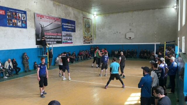 Турнир по волейболу в честь участников СВО села Кахабросо Мазада - Балахани 1-ая партия