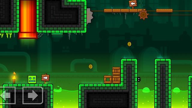 Играю в Geometry dash.