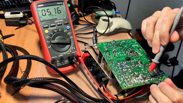 Ремонт блока питания KCAS-750M, замена ШИМ контроллера