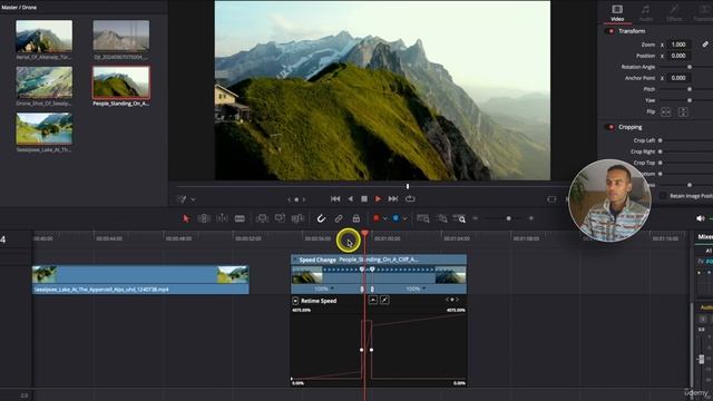 Davinci resolve - 3.17 - Speed Ramp (Обучение)