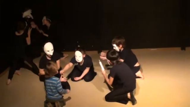 импровизация детей на открытом уроке по пластике