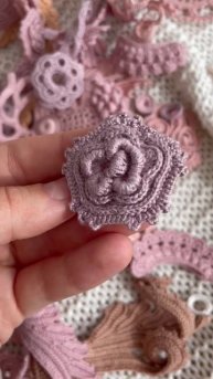 Авторское Ирландское кружево Раисы Демидовой. Цветы к
